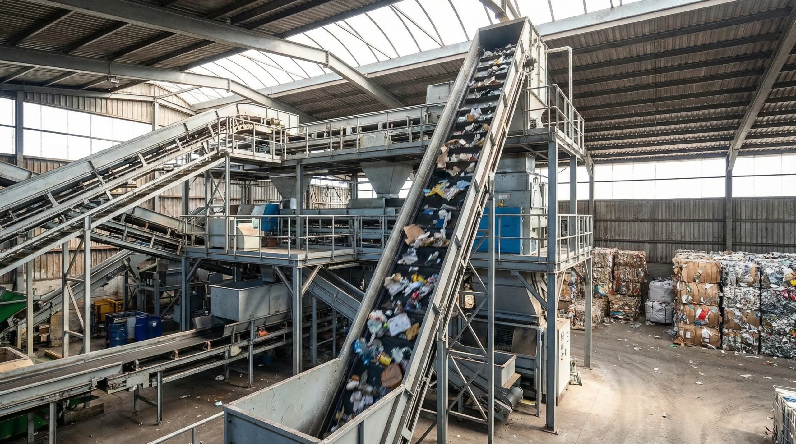 Průmyslová logistika a recyklace - jak efektivně zpracovat sypké materiály a odpad