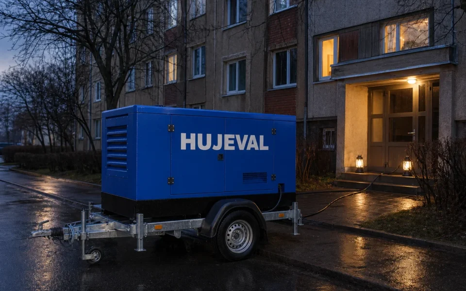 Březnová bouře a 12 hodin tmy: deník domácnosti, která to dala bez paniky — mobilní elektrocentrála Hujeval