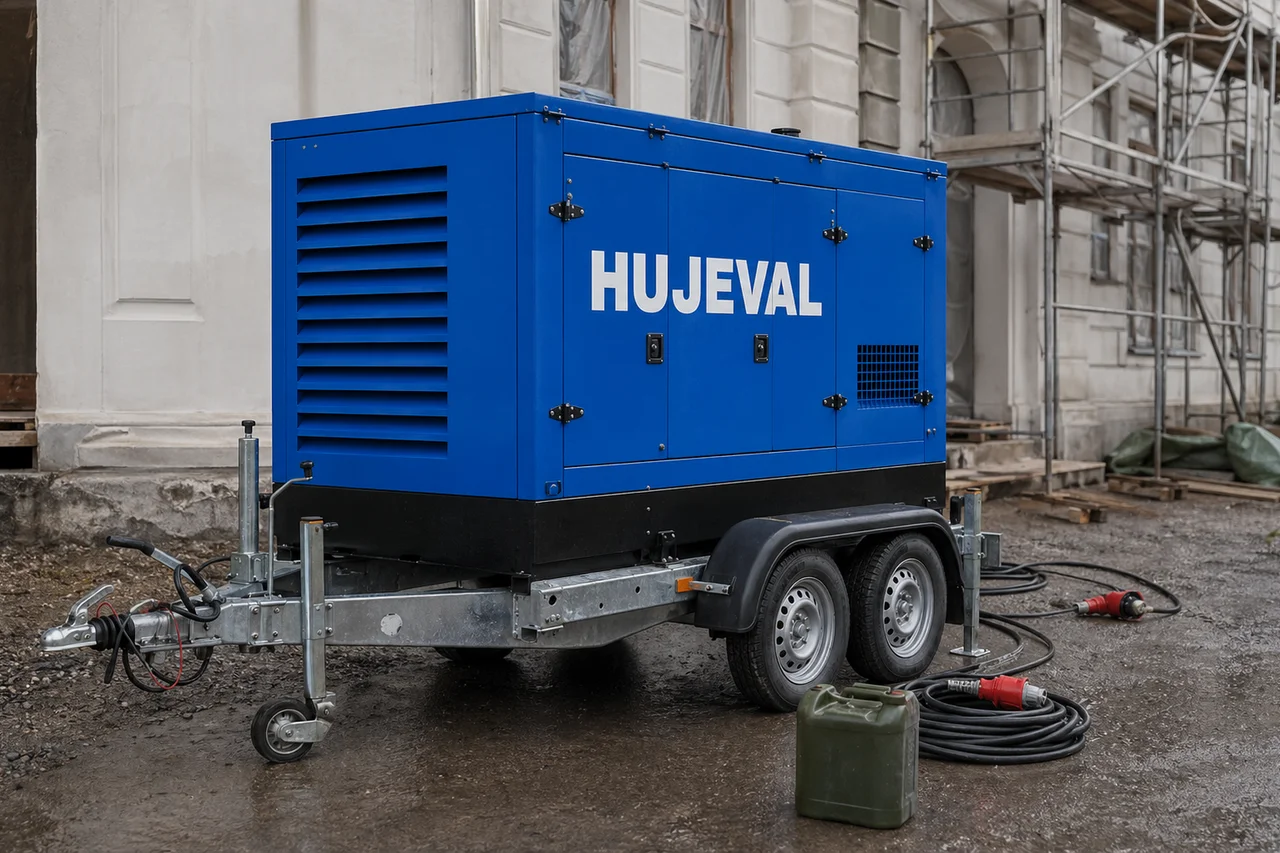 Mobilní elektrocentrála Valeon v praxi — detail