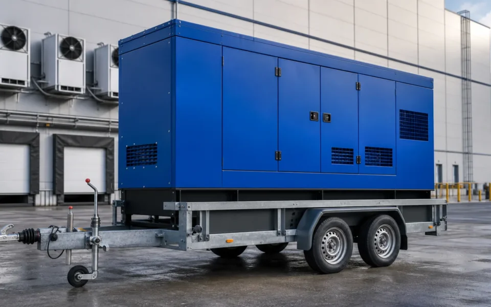 Velkokapacitní mrazírna: kolik kVA udrží sklad potravin v chodu – mobilní elektrocentrála Valeon