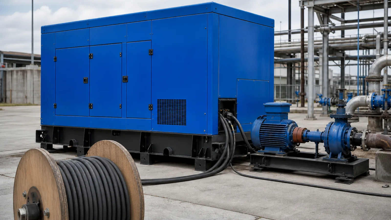 Stěhování výroby mezi halami: dva víkendy na mobilním zdroji – mobilní elektrocentrála Valeon